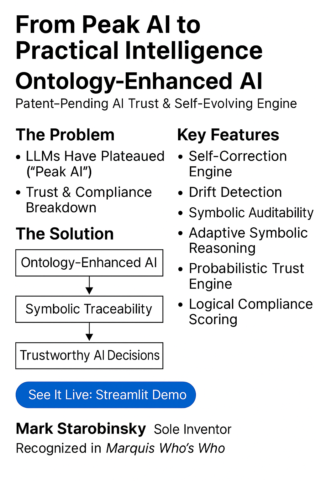 AI Reasoning, Compliance, and Symbolic Trust System Overview